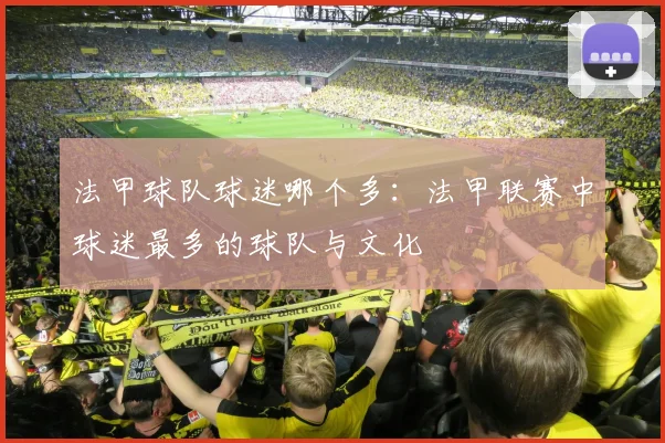 法甲球队球迷哪个多:法甲联赛中球迷最多的球队与文化